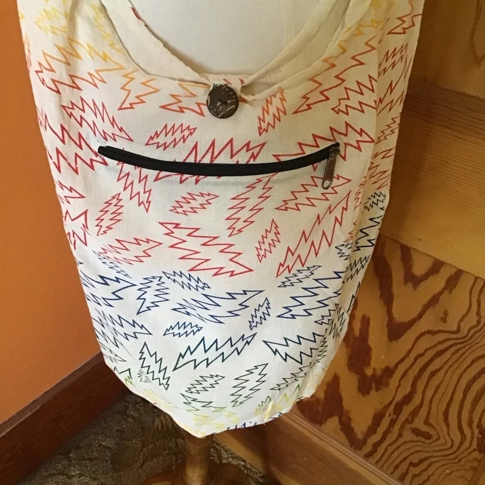 Grateful Dead 13 point Bolt Hobo Bag